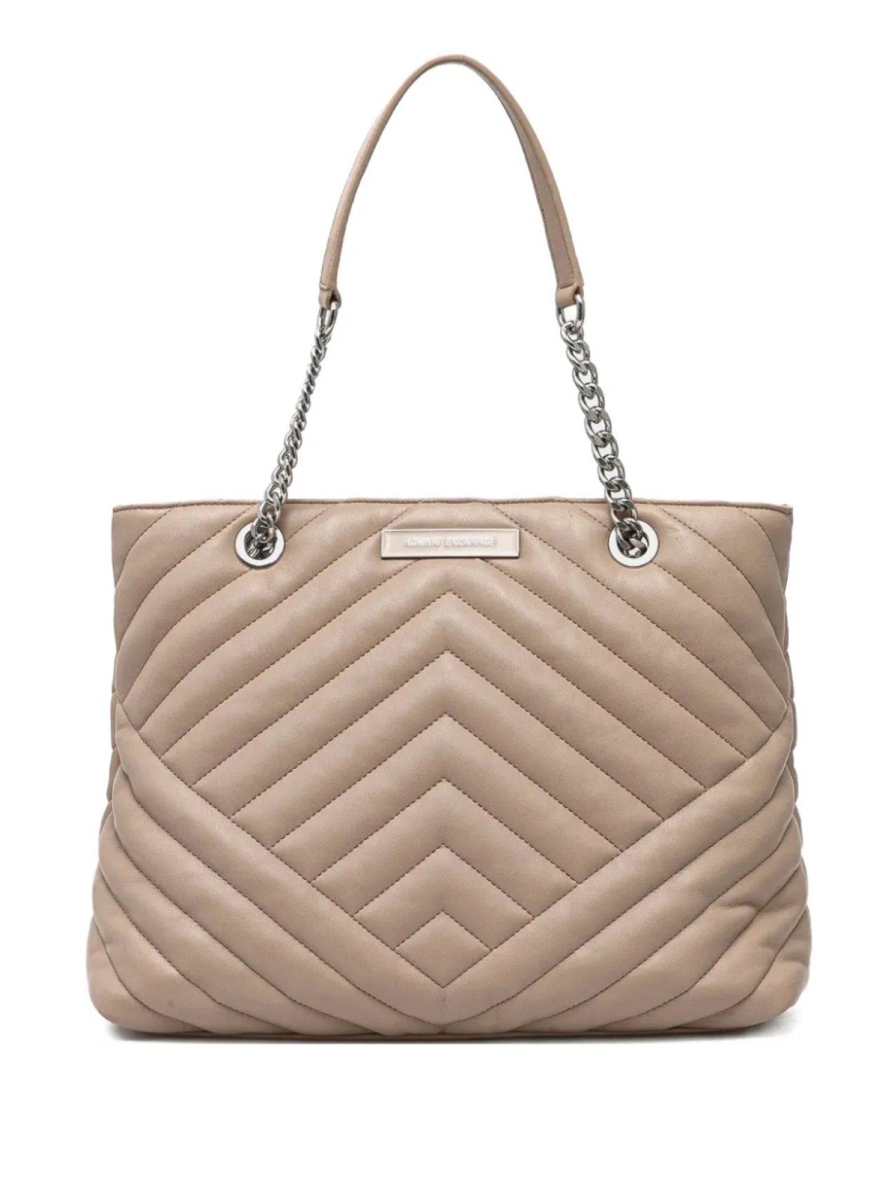 

Сумка-шоппер Matelassé Armani Exchange, розовый