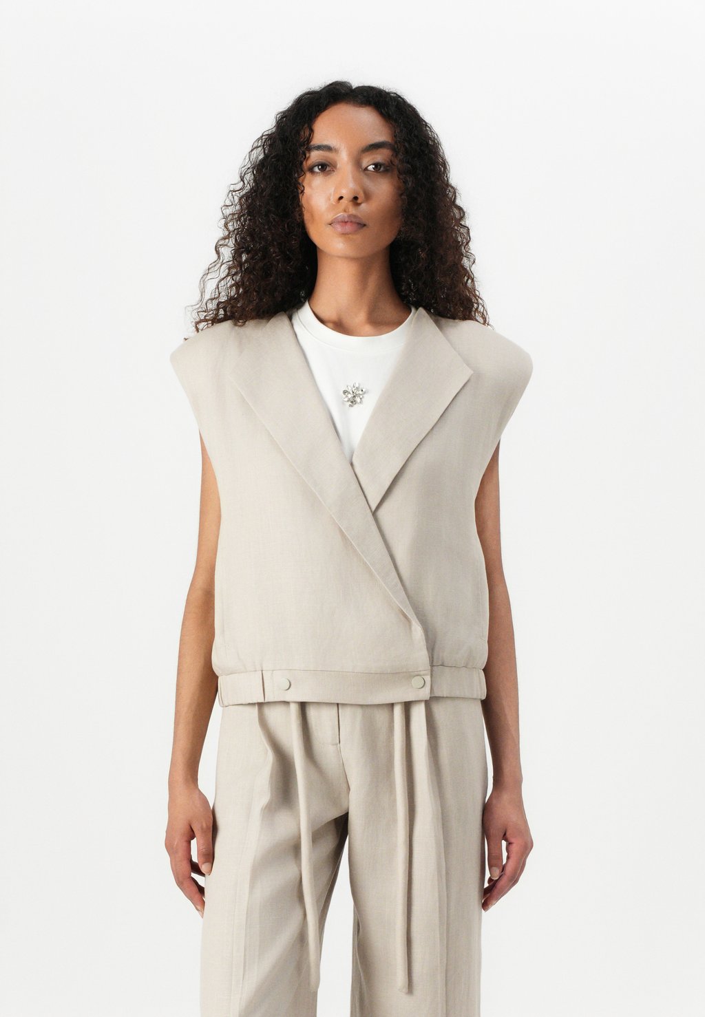 

Жилет NATULI Copenhagen Muse, Oyster Gray