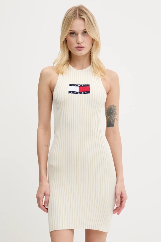 

Платье Tommy Jeans, бежевый