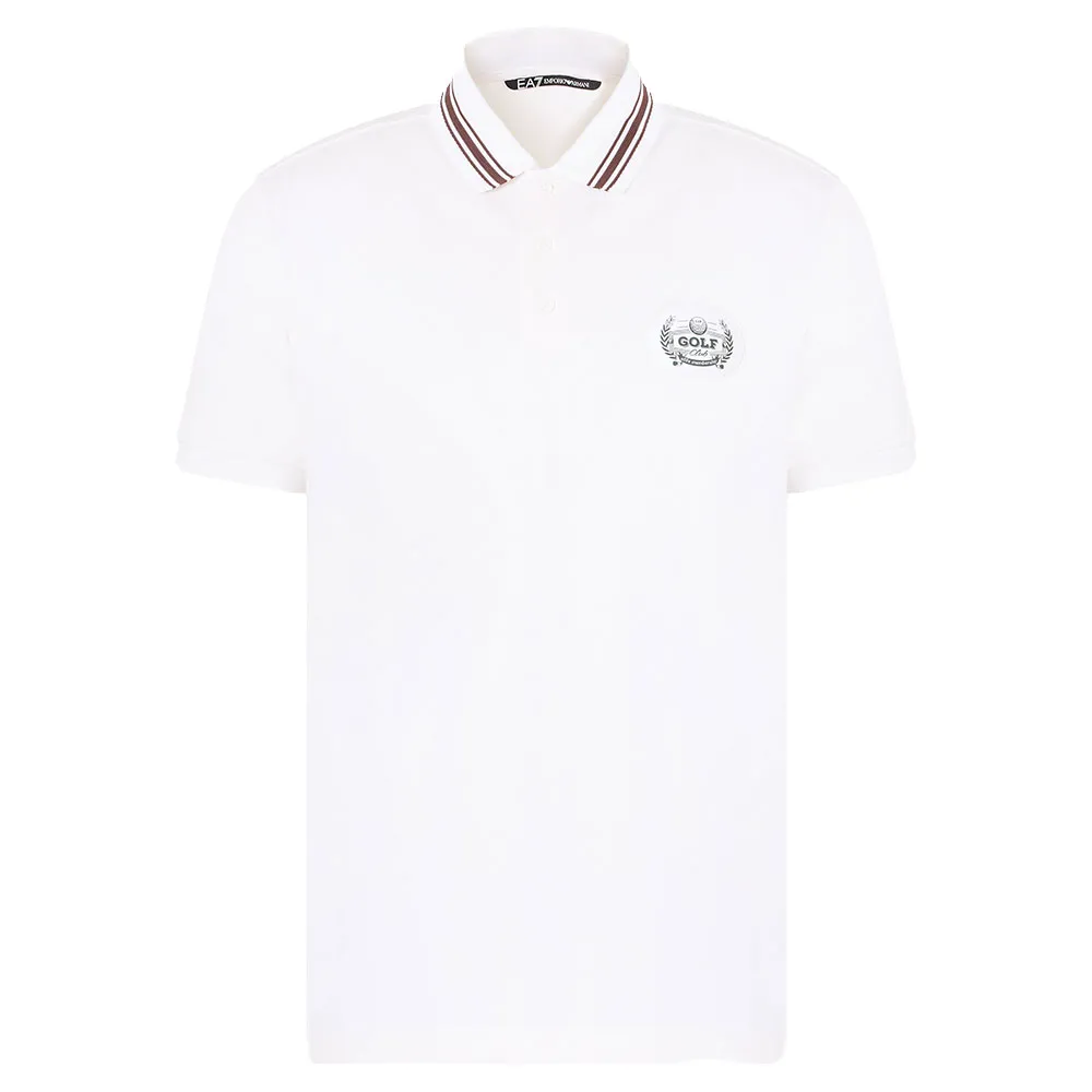 

Поло с коротким рукавом EA7 EMPORIO ARMANI 7M000053_AF13918, белый