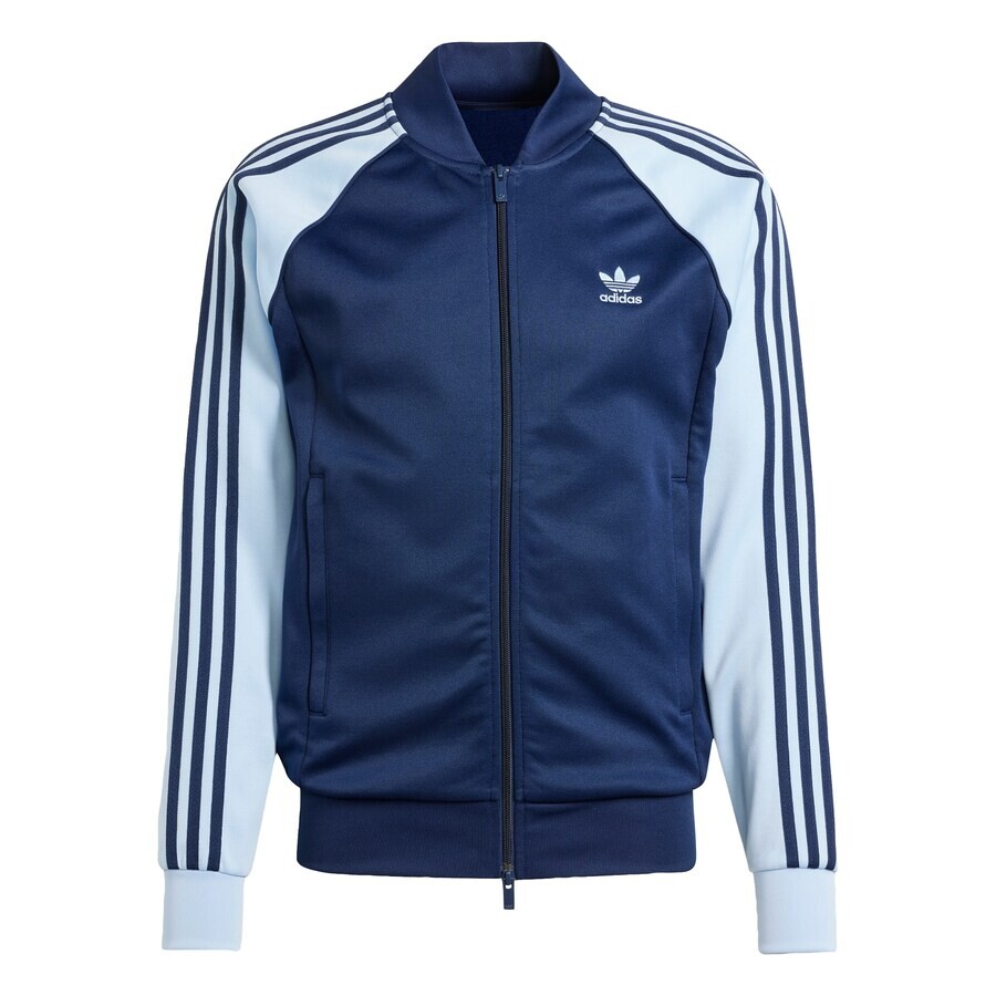 

Куртка на молнии ADIDAS ORIGINALS Zip-Up Hoodie Adicolor Classics, темно-синий/светло-синий