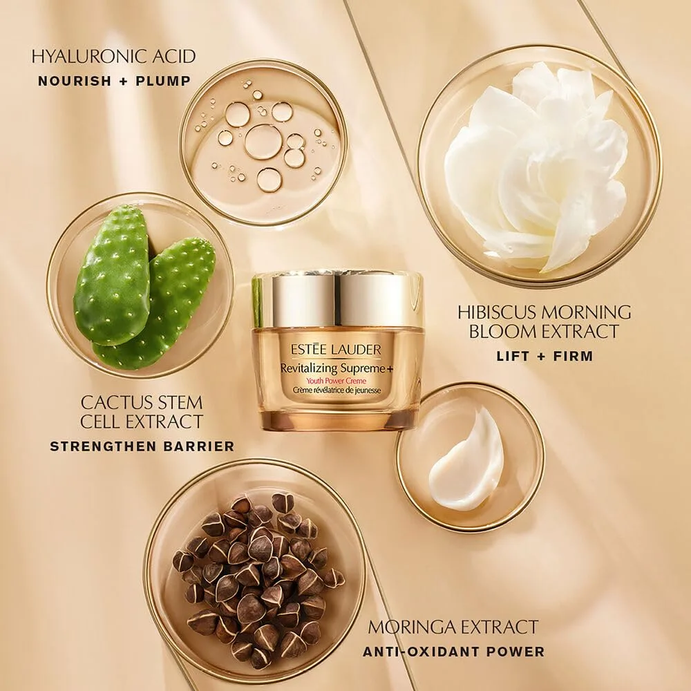 Увлажняющий крем для лица Estée Lauder Revitalizing Supreme+ Youth Power Cream | С гиалуроновой кислотой и пептидами | Антивозрастной уход — фото 4
