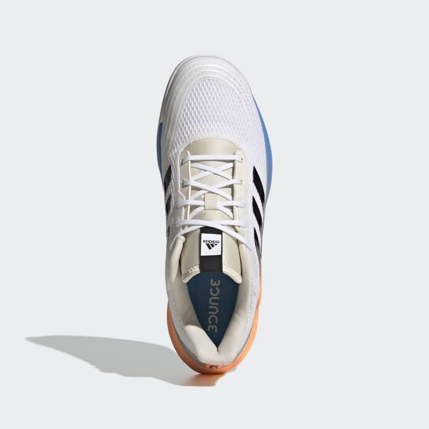 Мужские кроссовки Adidas Novaflight Sustainable, белый/черный/оранжевый — фото 3