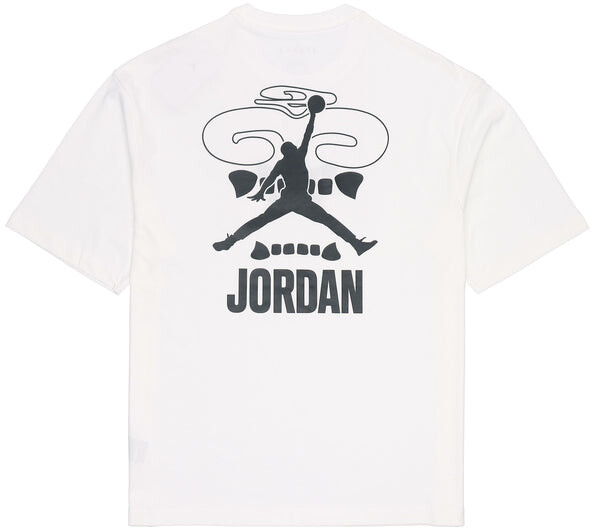 Футболка Air Jordan Round Neck Short Sleeve T-Shirt Unisex White, белый — фото 2