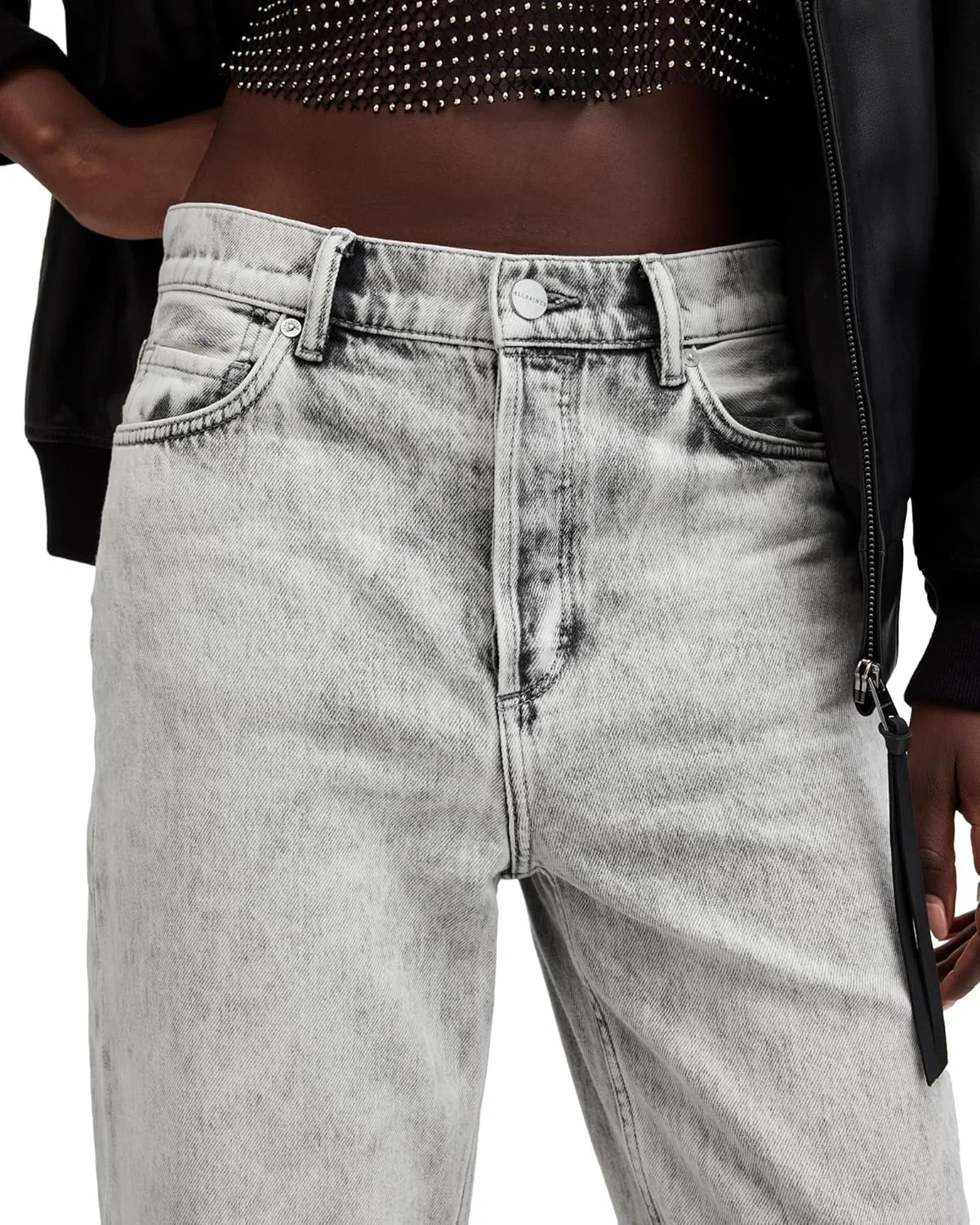Джинсы AllSaints, Anthracite Grey — фото 3