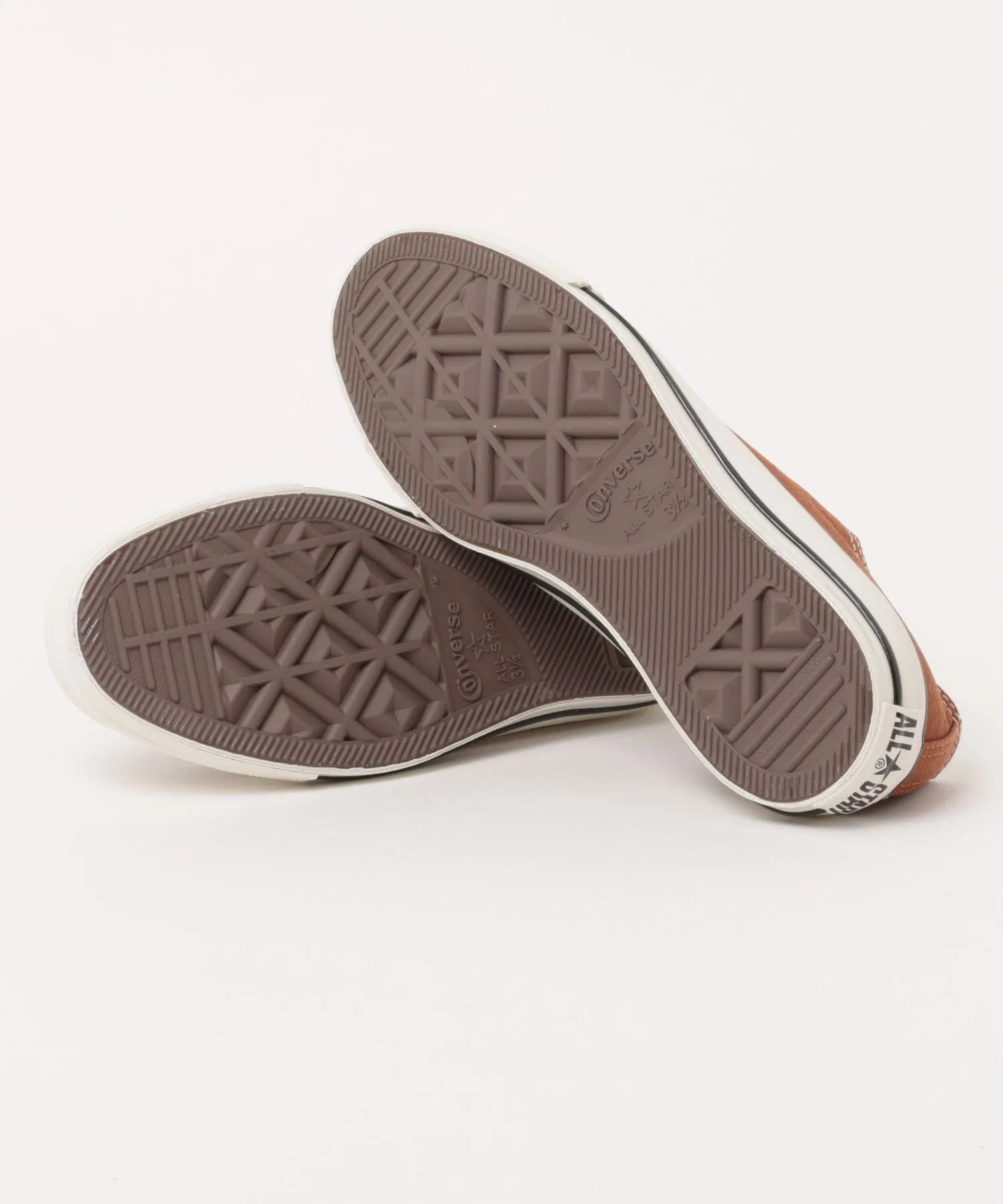 Мужские кеды из канваса CONVERSE All Star Aged CL OX коричневые — фото 3