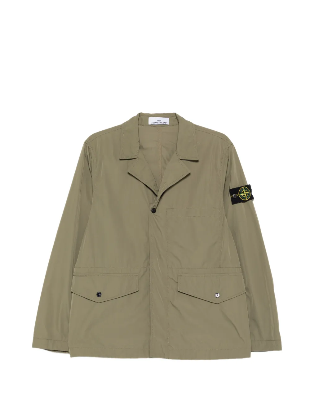 

Пиджак с клапанными карманами Stone Island, зеленый
