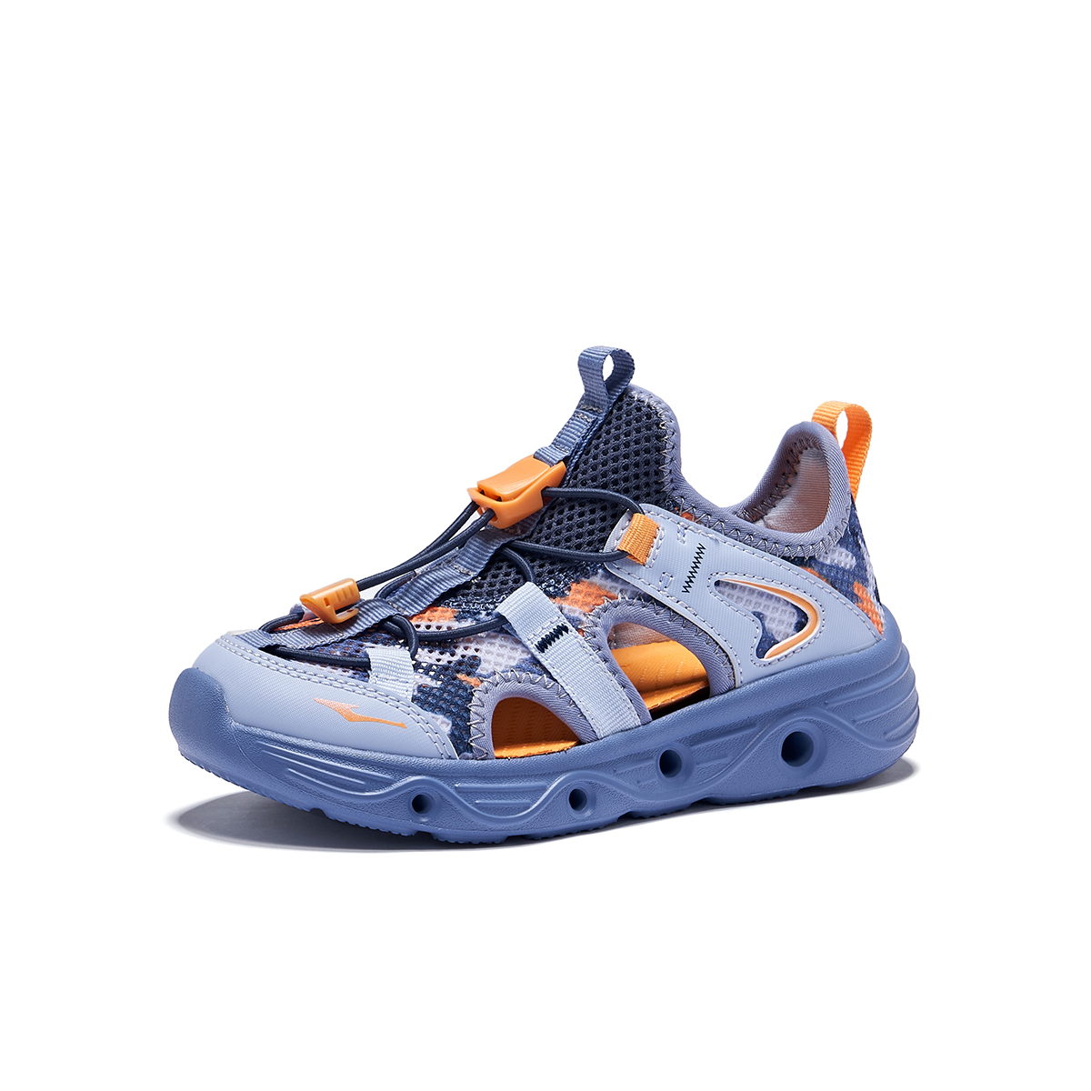 ERKE KIDS Детские сандалии Journey Slip Resistant, Breathable, Quick Dry Low Top цвета Ink Blue для детей 3-7 лет — фото 3