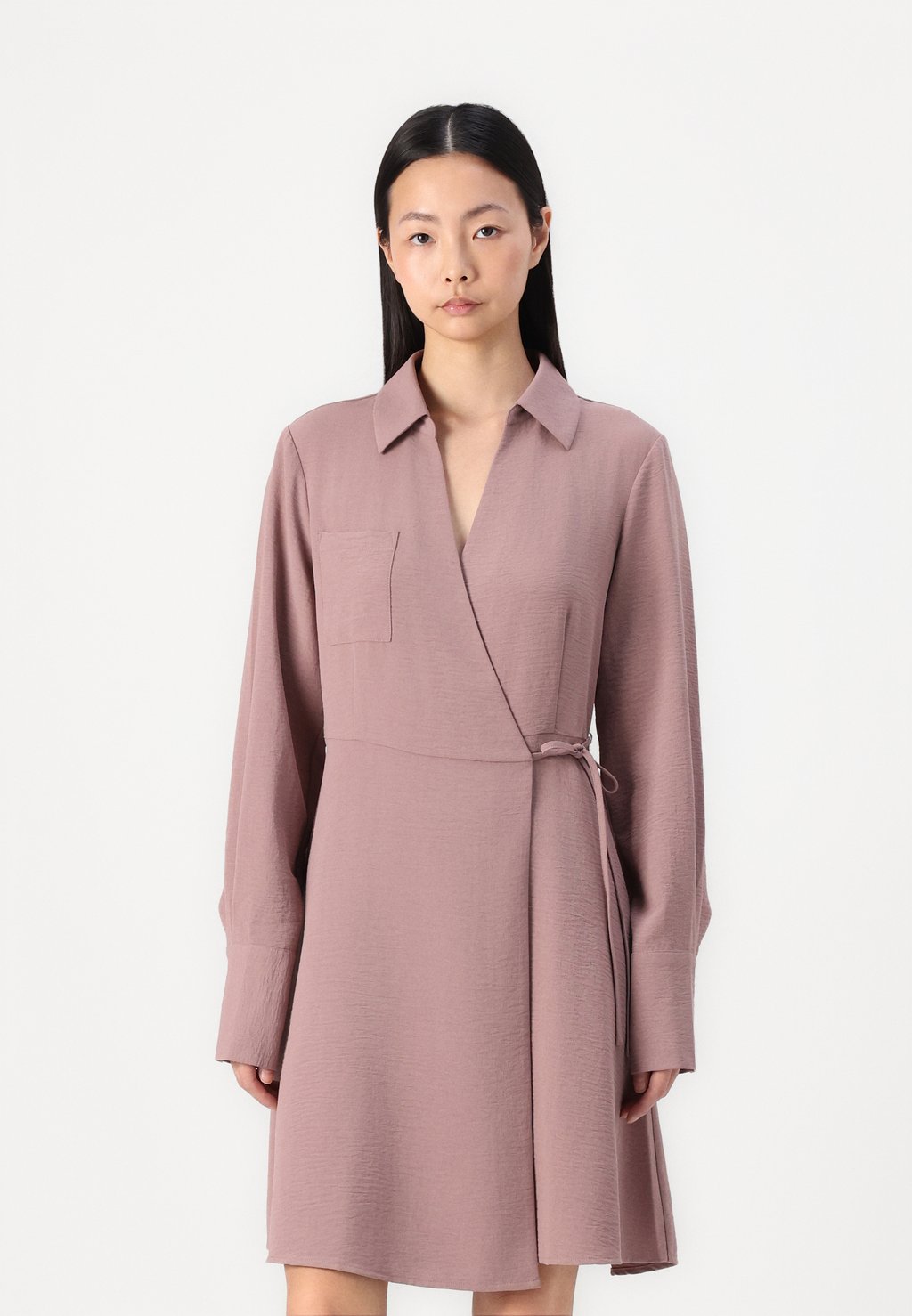 

Платье-рубашка ONLLYDIA V NECK WRAP DRESS ONLY, фиолетовый