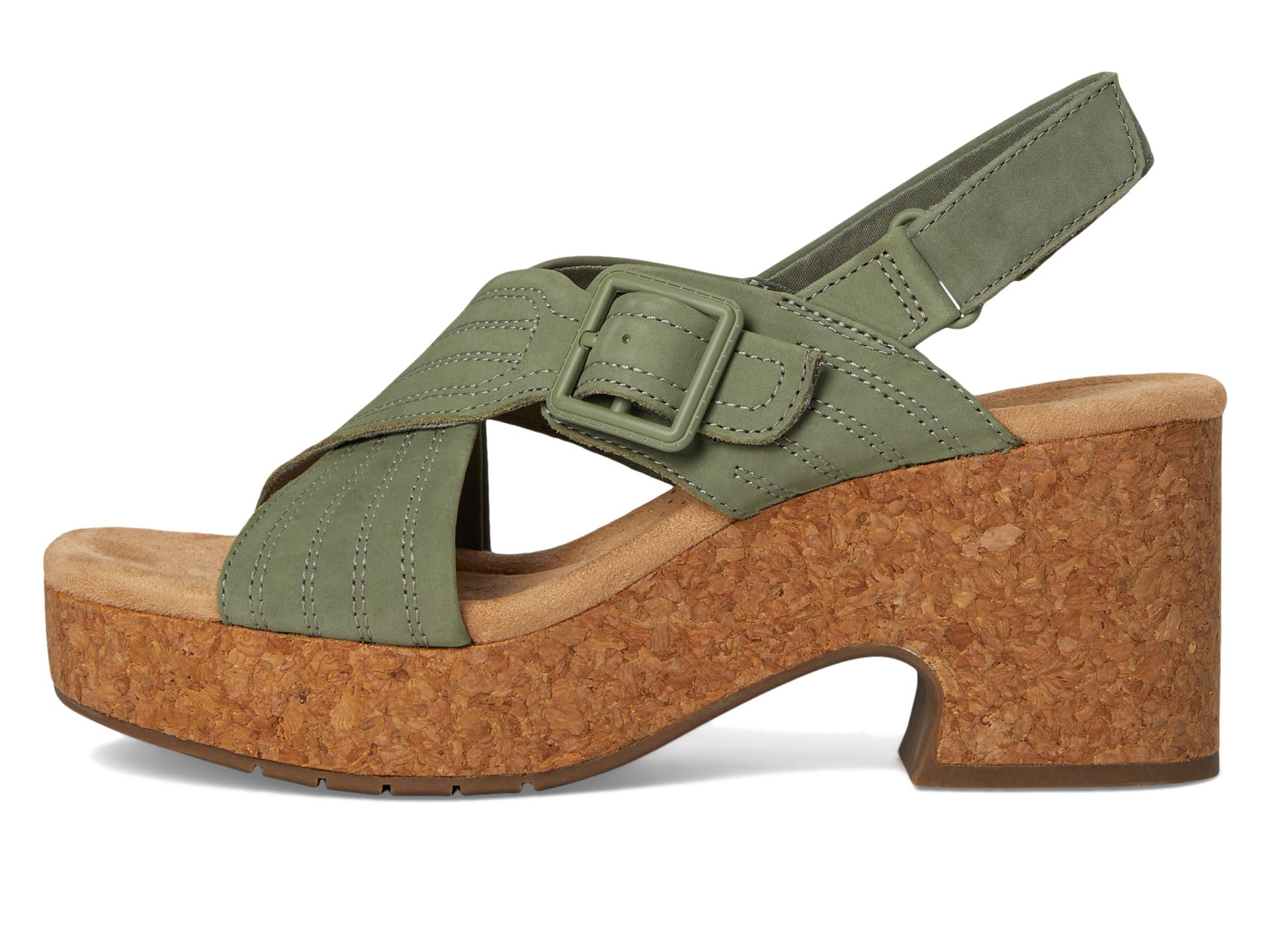 Сандалии Clarks Nerisa West, цвет Sage Nubuck — фото 4