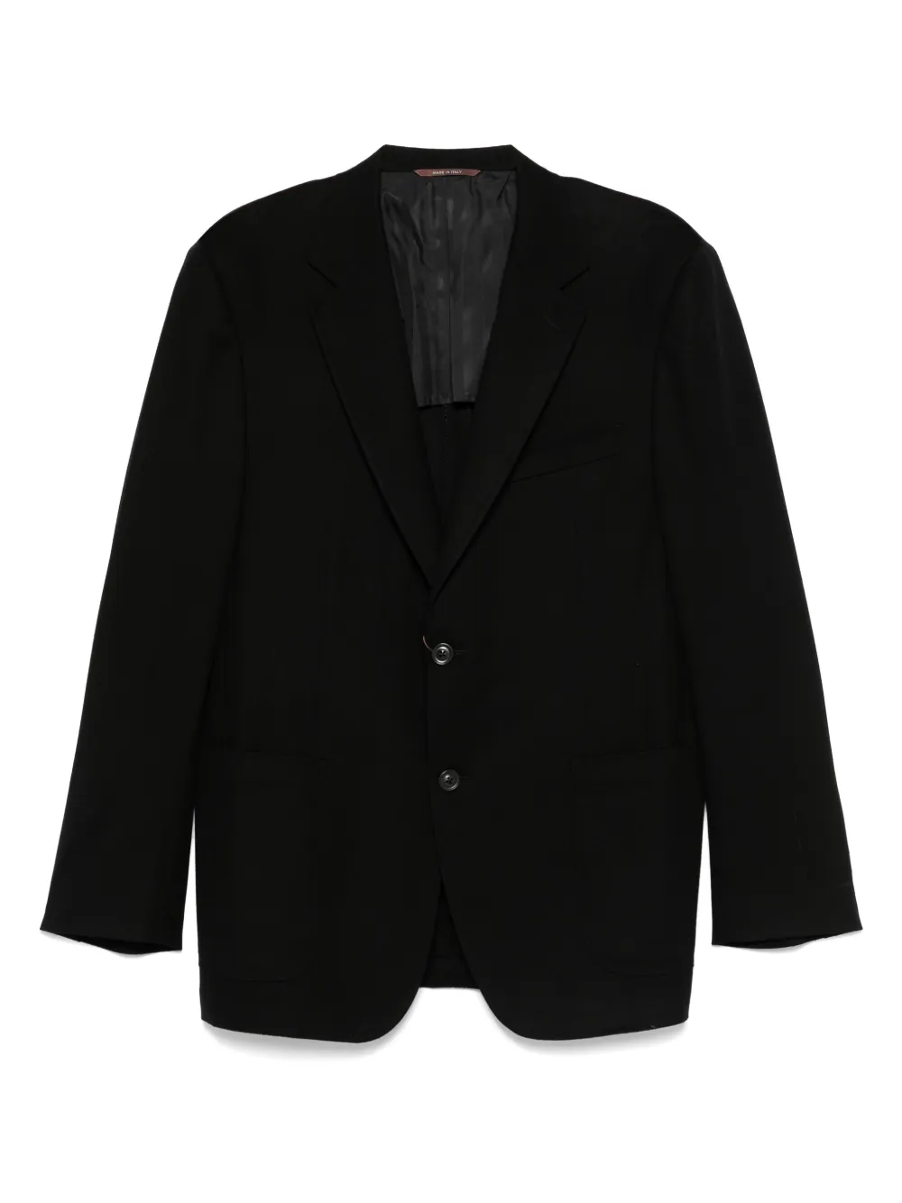 

Шерстяной блейзер Canali, черный