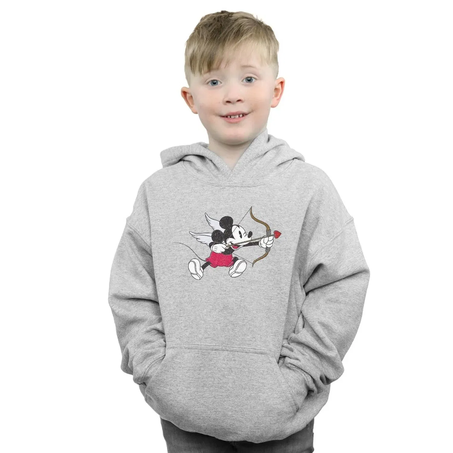 Худи с принтом Mickey Mouse Disney, серый — фото 2
