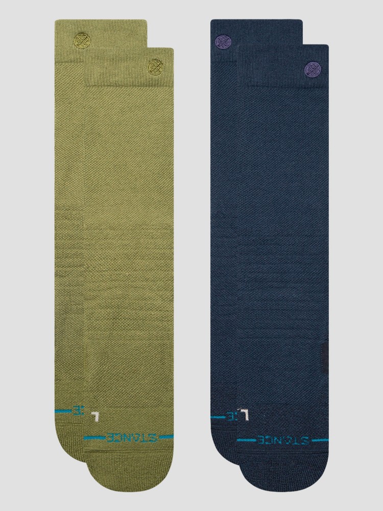 

Функциональные носки Stance Iconic Mid Poly Snow 2 Pack Funktionssocken, chive
