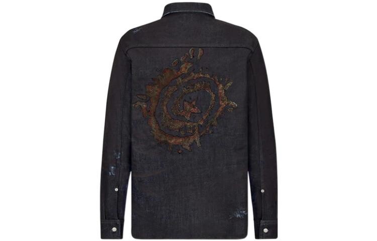 Travis Scott Quarterly Новые продукты Рубашка Мужская синяя Dior, синий — фото 2