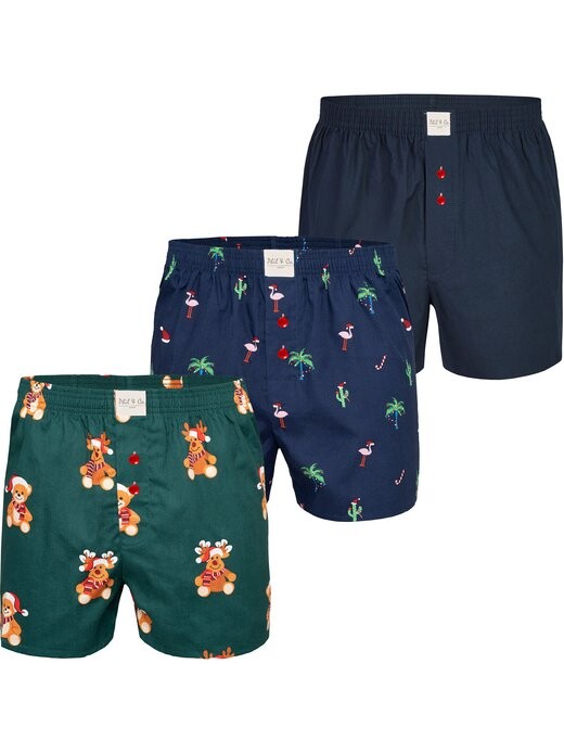 

Рождественские боксеры boxer, 3 шт. Phil & Co. Berlin, мультиколор