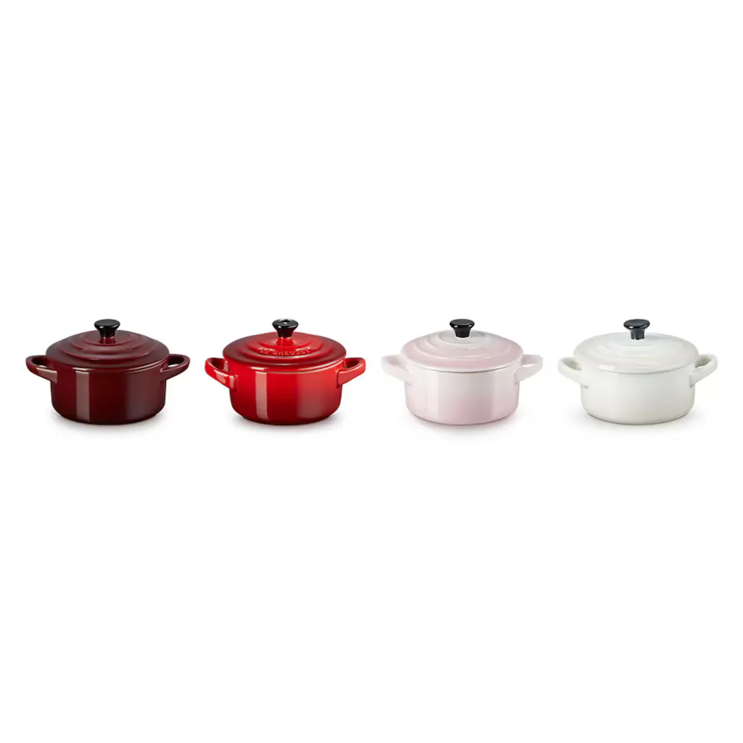 

Набор из 4 мини-кокоток Petit Fours Le Creuset, разноцветный