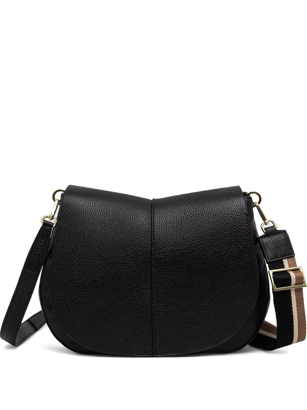 

Сумка из фактурной кожи GIANNI CHIARINI, черный