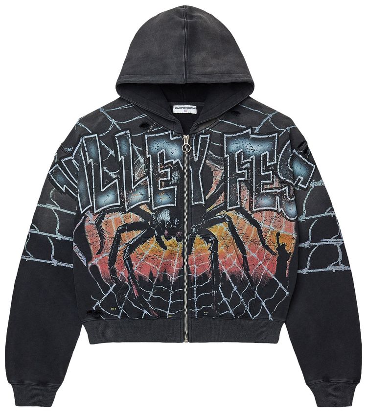 

Толстовка на молнии Vale Forever Widow, черная