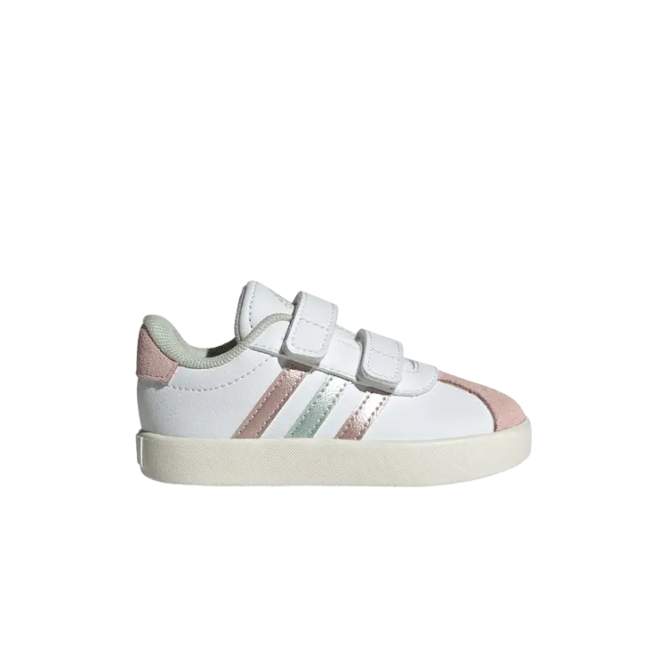 

Кроссовки adidas VL Court 3.0 I 'Linen Green Sandy Pink', белый