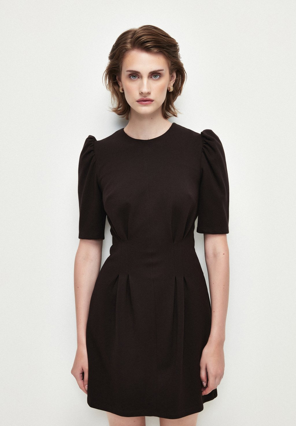 

Дневное платье RUFFLED SLEEVE adL, цвет brown