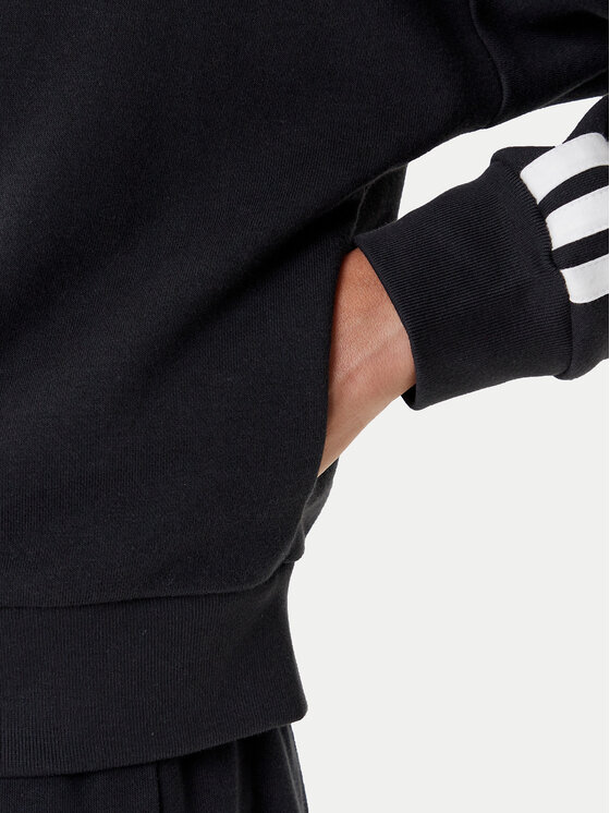 Толстовка обычного кроя Essentials 3-Stripes JE0052 Adidas, черный — фото 4