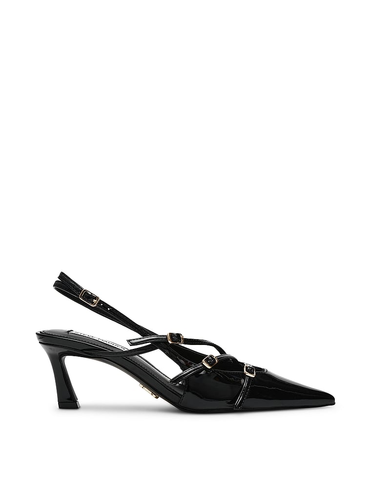Туфли Liana с ремешками и каблуком-рюмочкой Steve Madden, черный