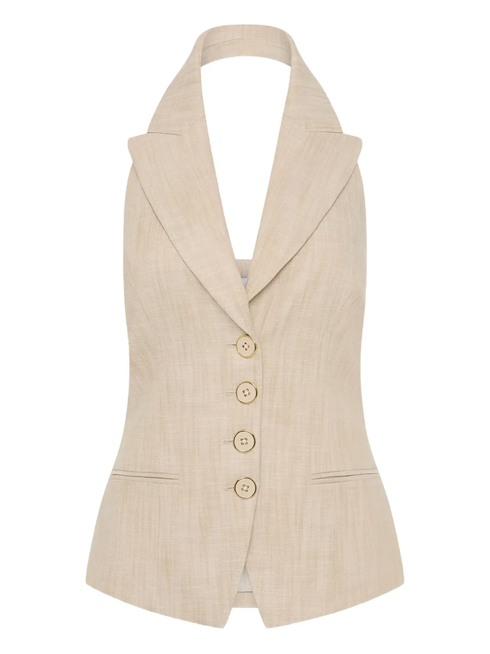 

Топ Andy с вырезом халтер Rebecca Vallance, нейтральный