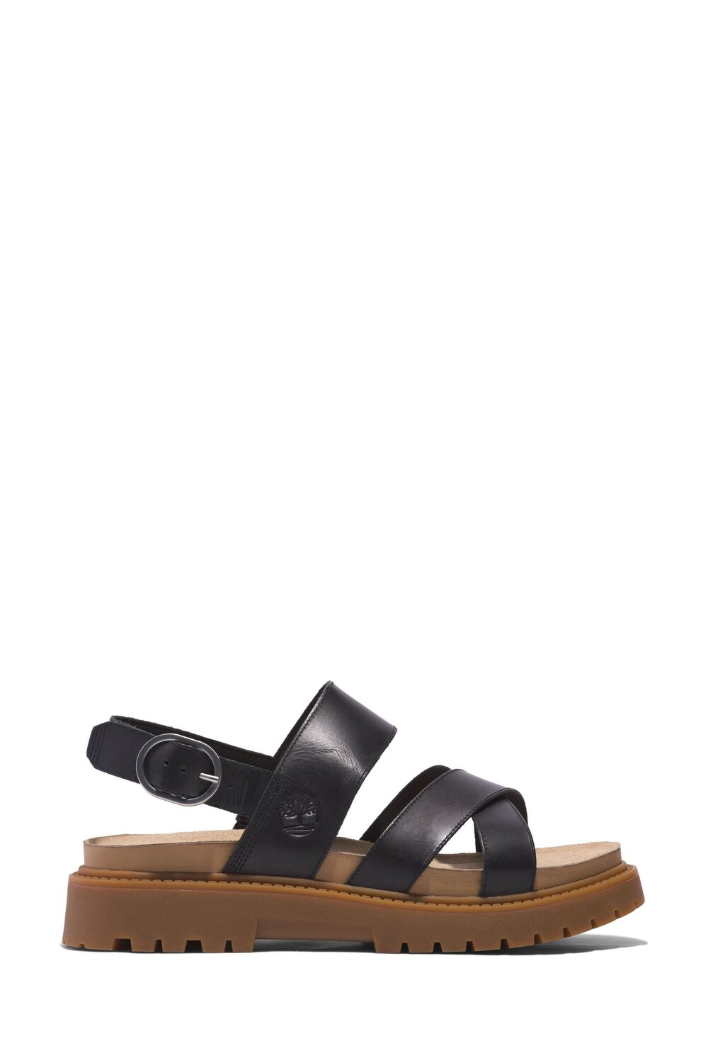 Босоножки Clairemont Way с перекрестными ремешками Timberland, черный