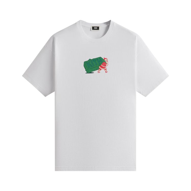

Футболка Kith Comic Santa Tee 'White', белый