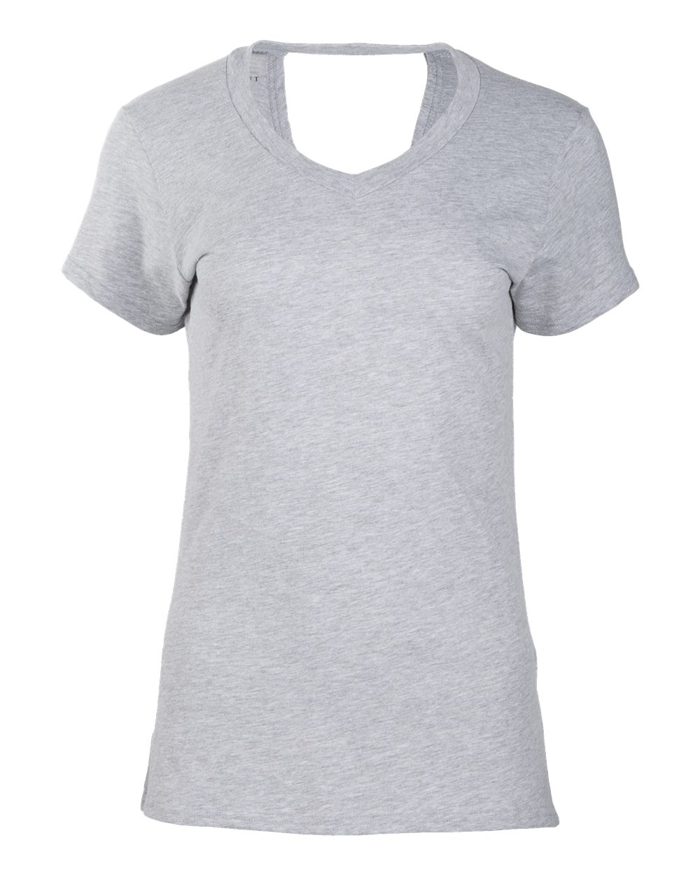 

Женская футболка Bella Crossback Boxercraft, цвет oxford heather