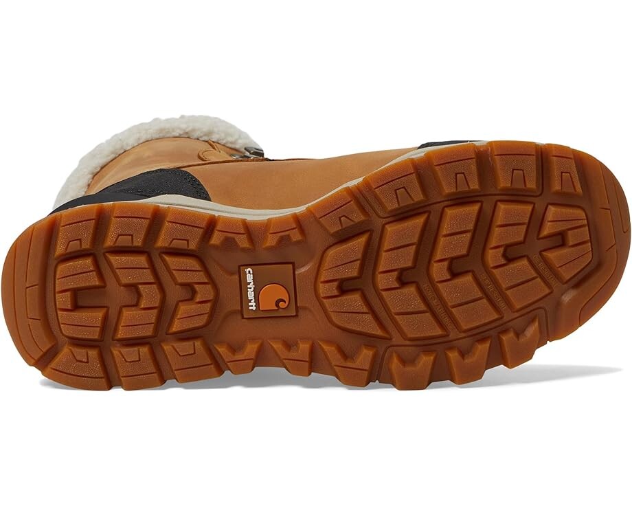 Ботинки Carhartt Pellston WP Ins. 8" Winter, цвет Light Brown Oil Nubuck — фото 3
