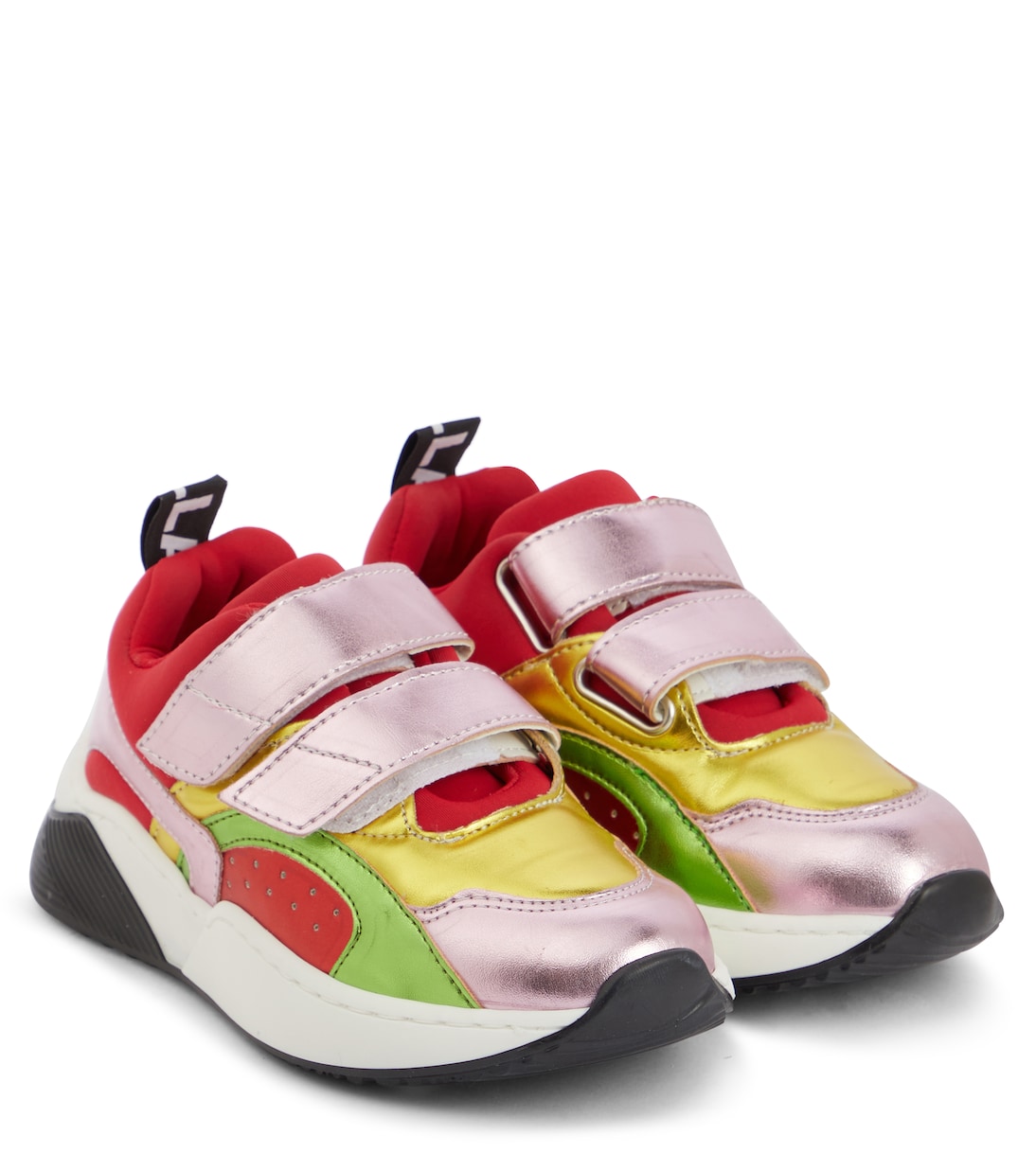 

Кроссовки с цветными блоками Stella McCartney Kids, разноцветный
