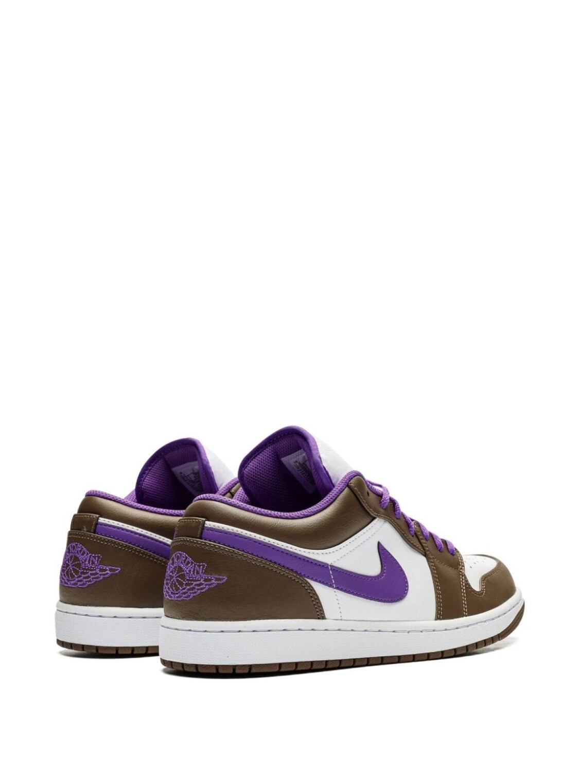 Jordan кроссовки Air Jordan 1 Low Purple Mocha, белый — фото 3