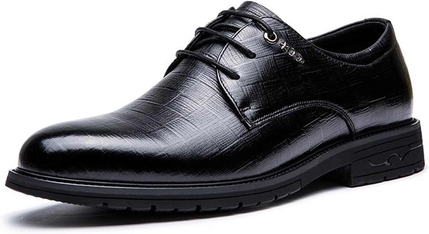 

Мужские классические оксфорды ADMLZQQ с шнуровкой и закрытым носком, черный