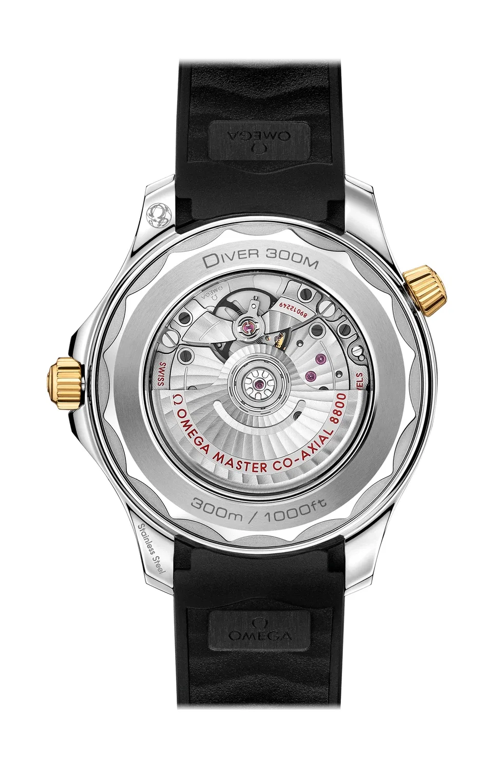 DIVER 300M OMEGA CO-AXIAL MASTER CHRONOMETER 42 ММ - 210.22.42.20.01.001, черный — фото 2