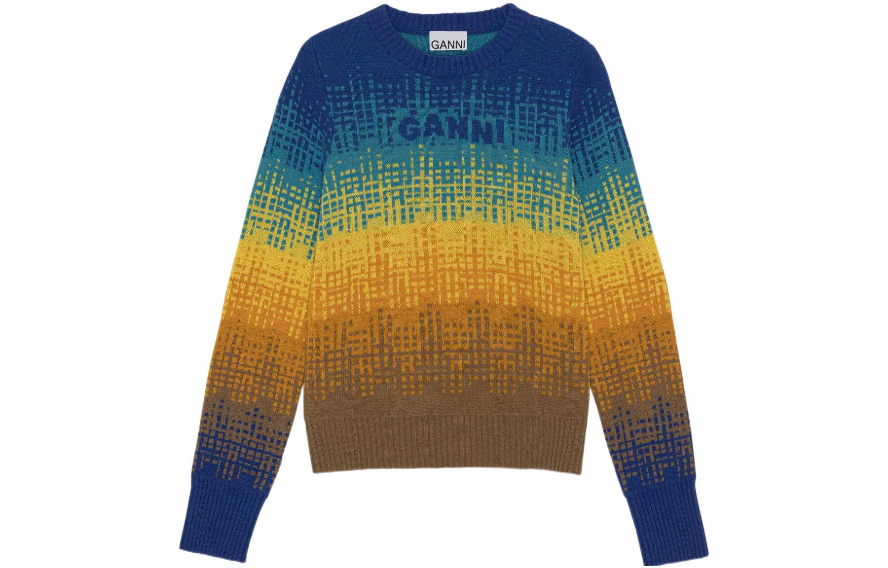 

Свитер FW22 Женский Осенний Многоцветный GANNI
