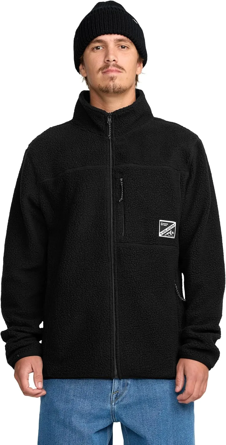 

Volcom мужская толстовка Nelson Sherpa с молнией
