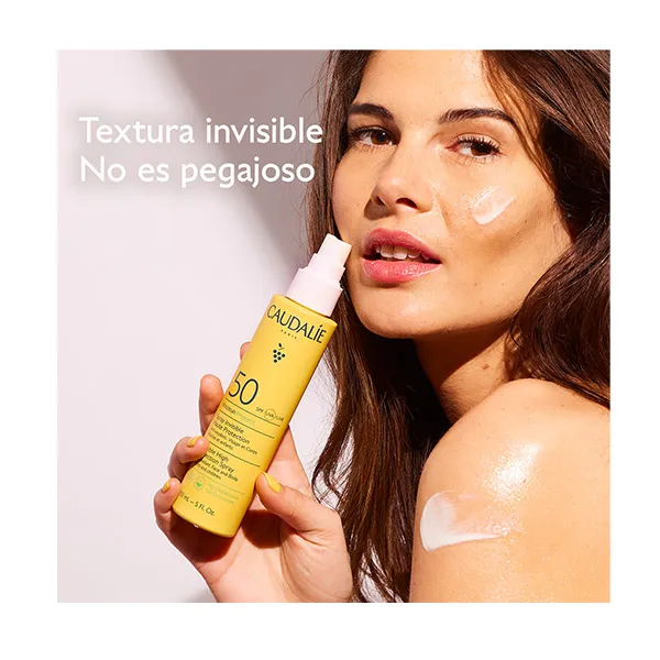 Спрей с высокой защитой от солнца Vinosun Spf50 Caudalie, 150 ml — фото 3