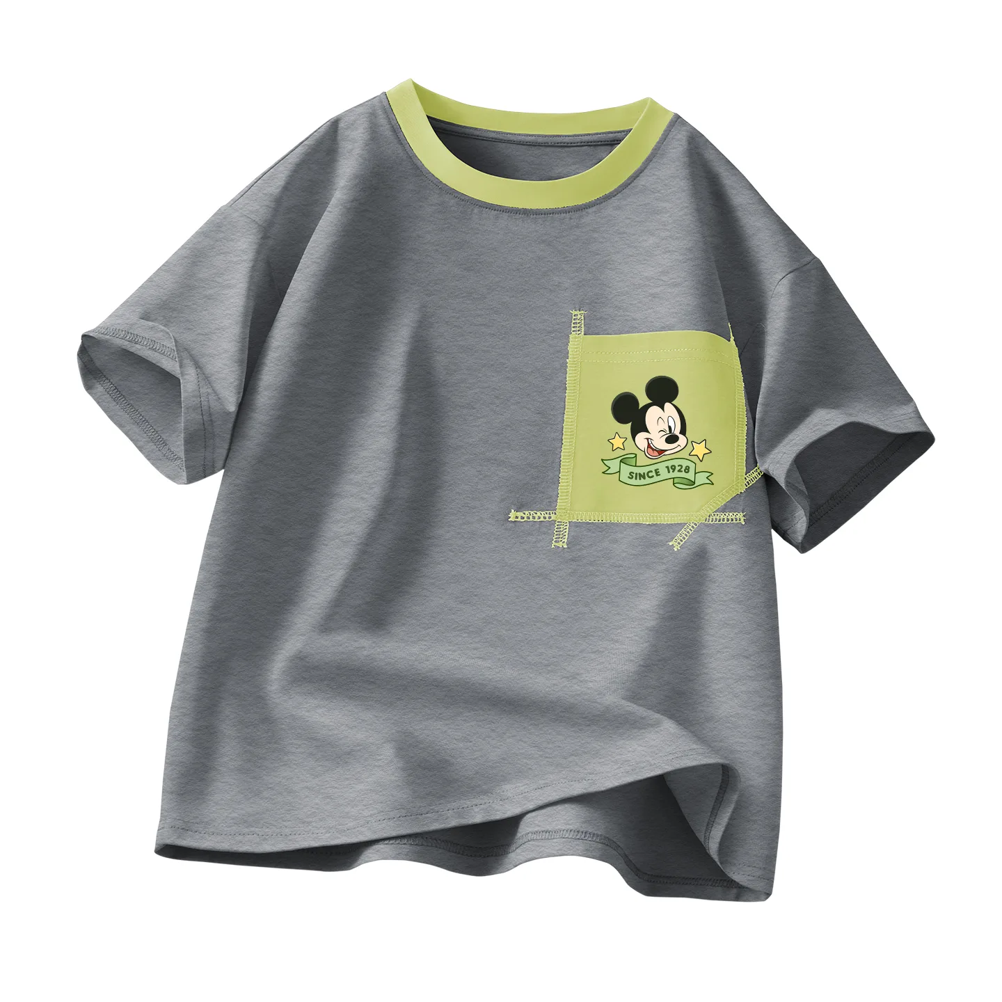 Футболка для детей Crew Neck Moderate Disney, di happy k белый — фото 3