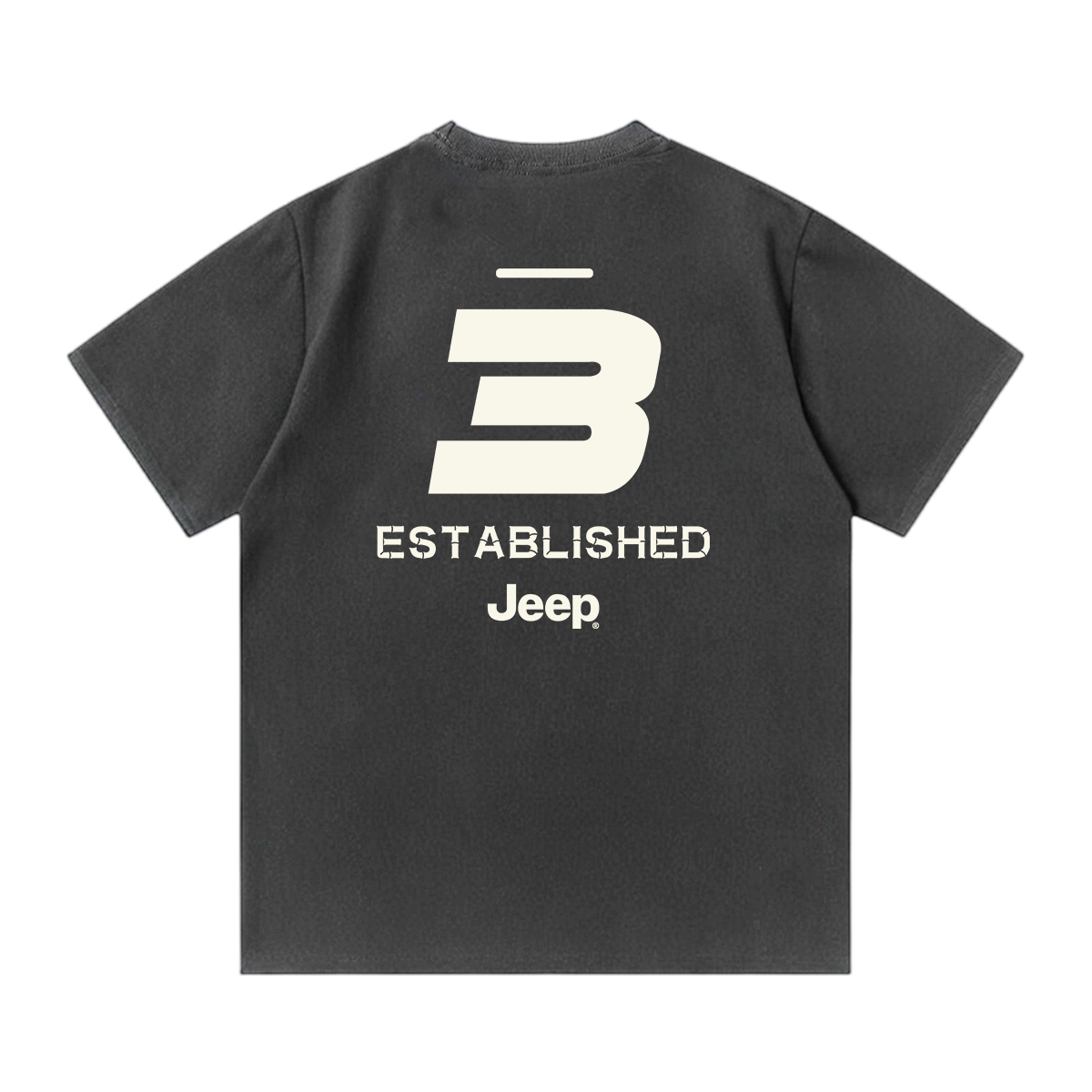 Футболка Unisex Crew Neck Moderate Jeep, темно-серый