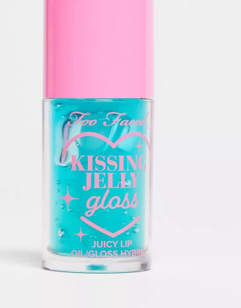 Масляный блеск для губ Too Faced Kissing Jelly оттенка Sweet Cotton Candy Too Faced Cosmetics — фото 4