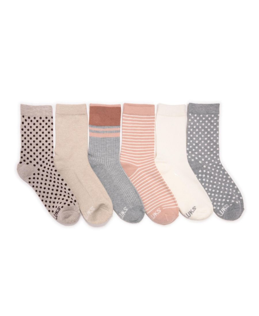 

Женские 6-дюймовые шорты Dream Step Crew MUK LUKS, Light neutral