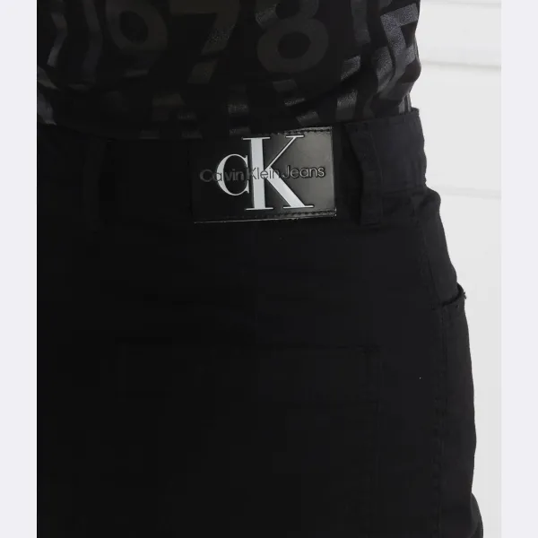 Джинсы обычного кроя из твила Calvin Klein, черный — фото 4