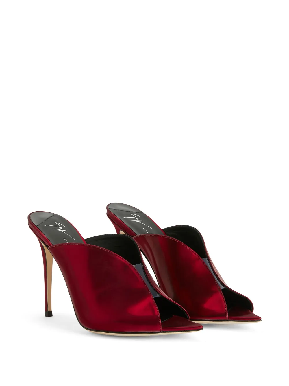 Мюли Intriigo Muse 105 с заостренным носком Giuseppe Zanotti, красный — фото 2