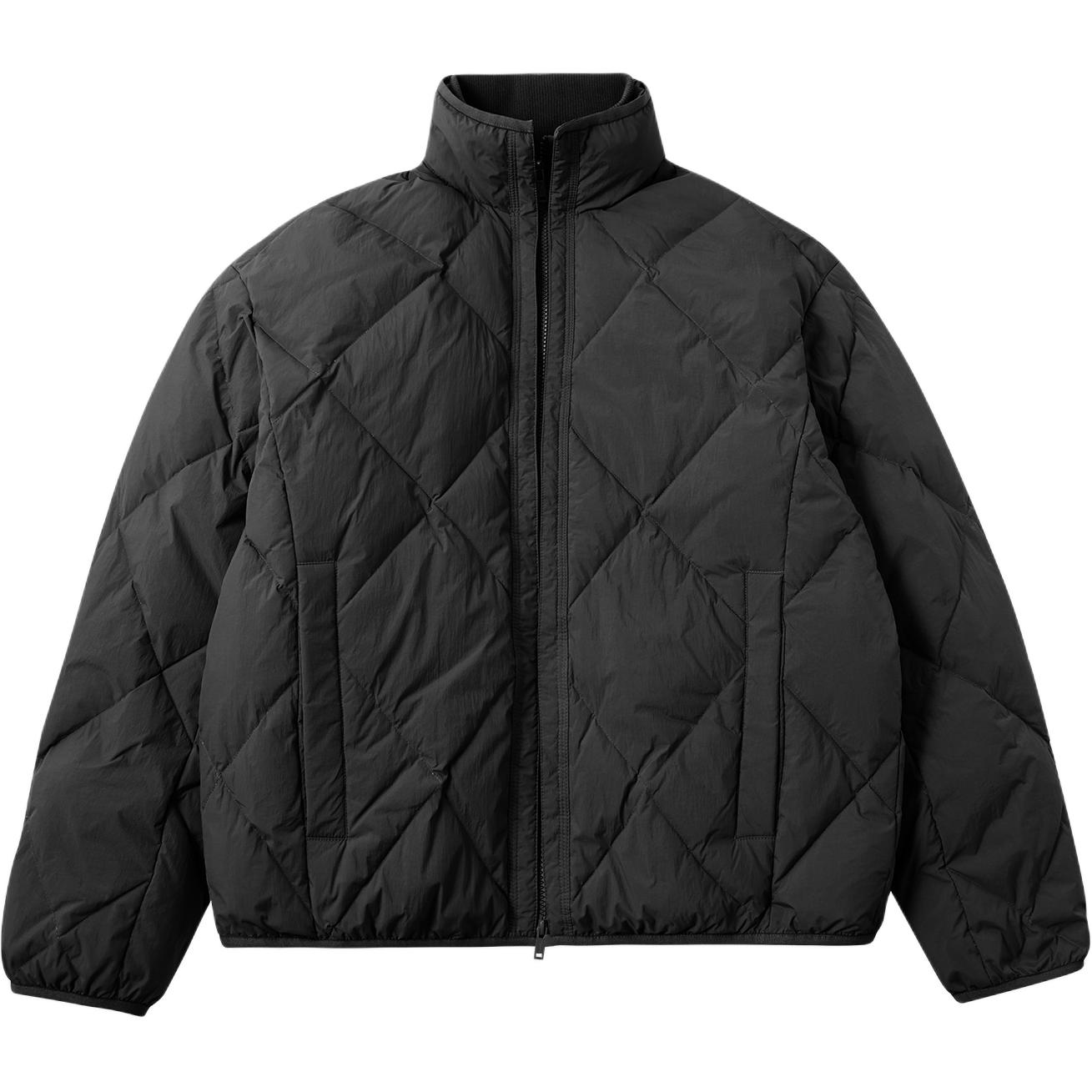 

Пуховики Unisex со стойкой, легкие CLOT, черный