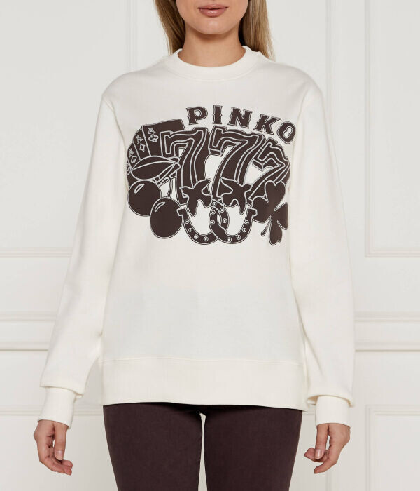 

Толстовка Pinko Regular Fit, экрю