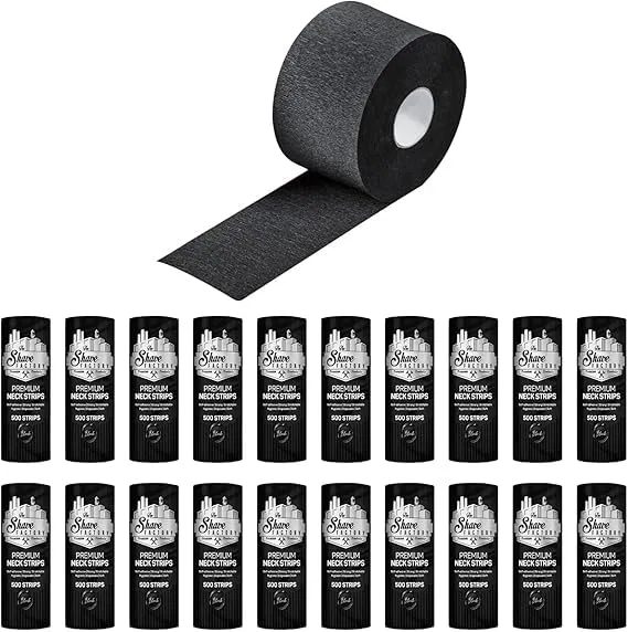 Бумажные воротнички POFI NECK SCRAUSE для парикмахеров ‎Femmas, Black