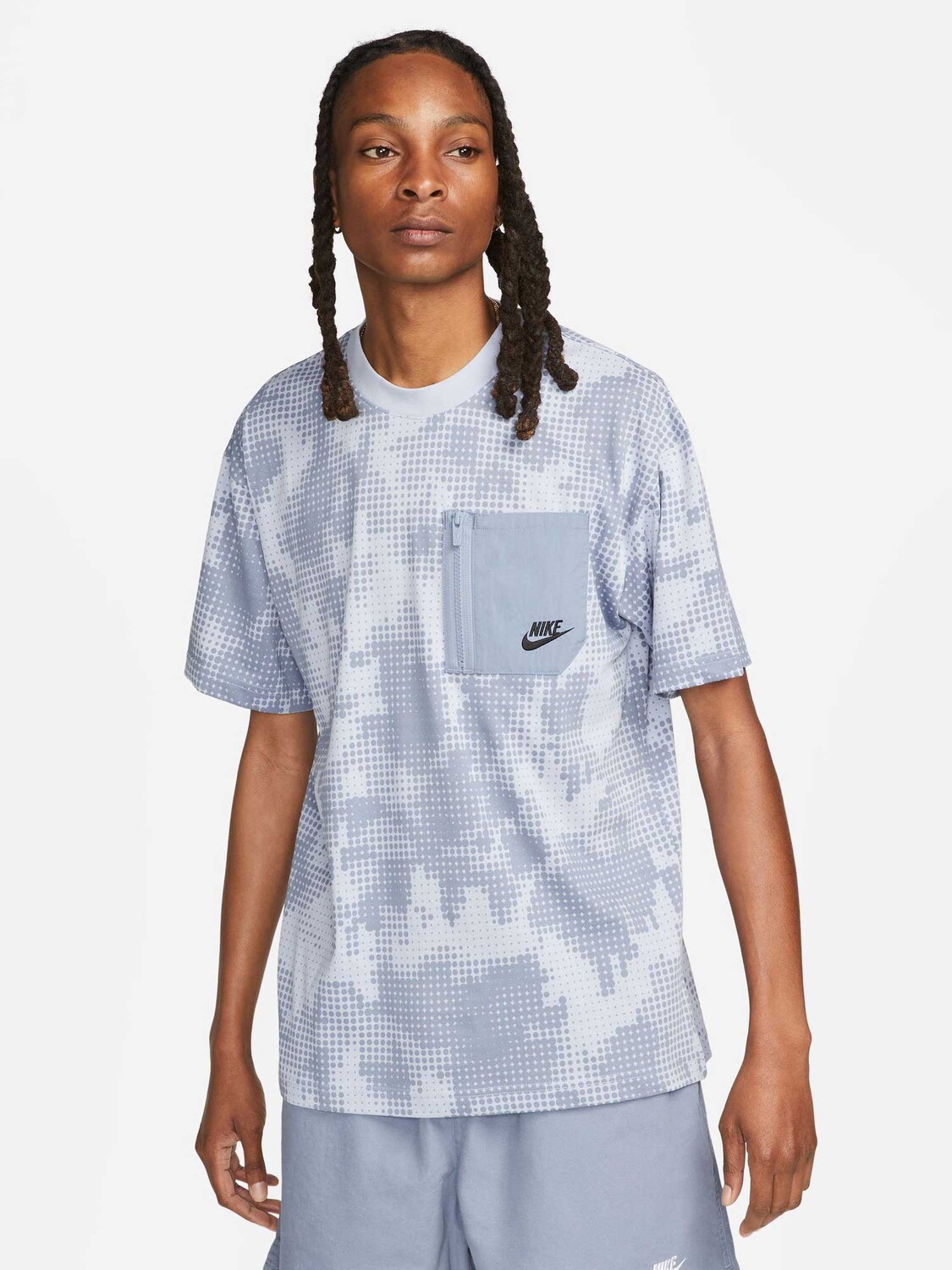 

Футболка Nike M NSW SPU SS TOP AOP, синий