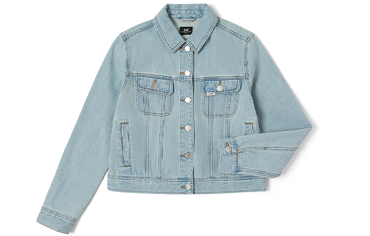 

Lee SS23 Джинсовая куртка женская светло-голубая