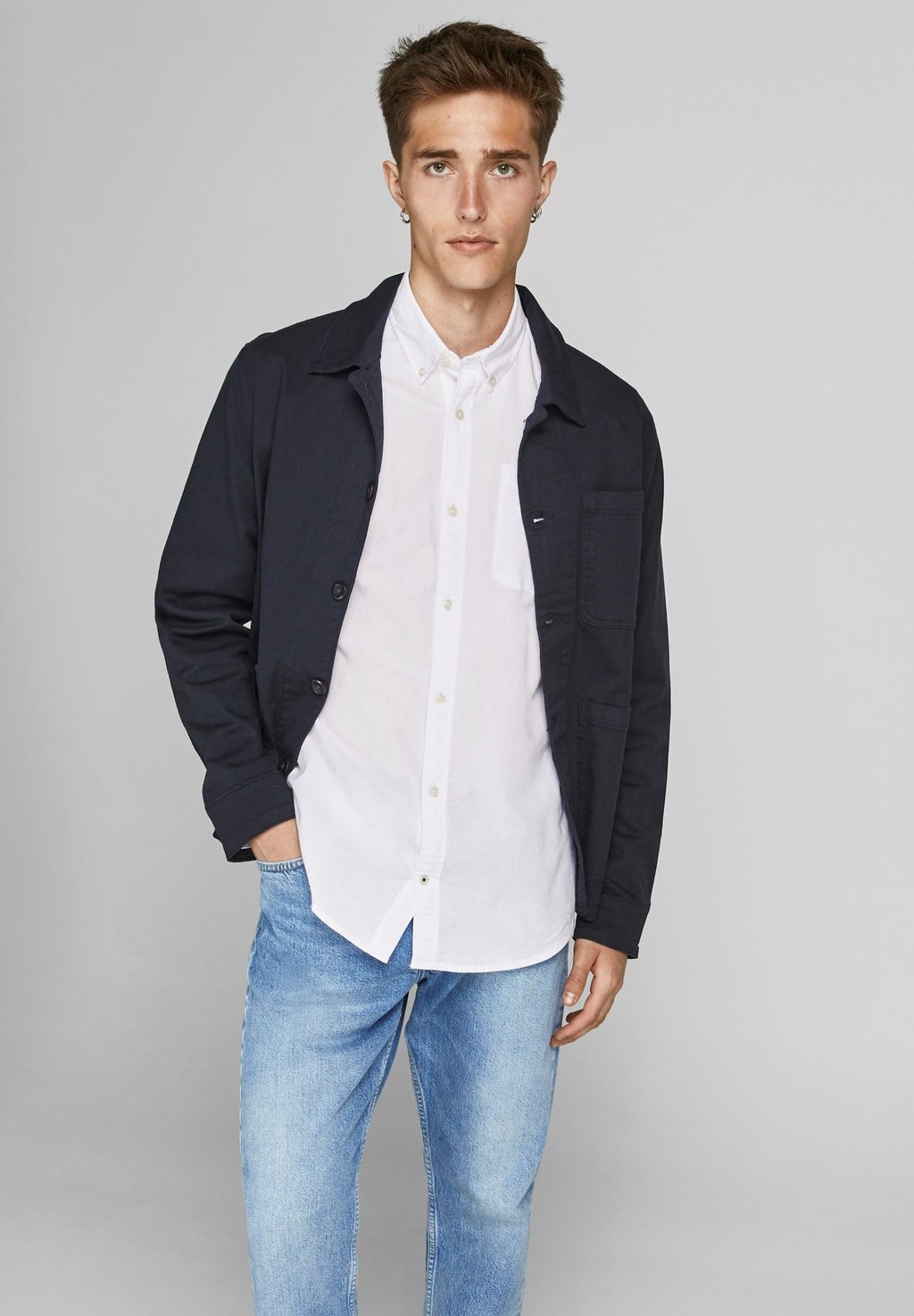 

Рубашка JJEOXFORD Jack & Jones, белый